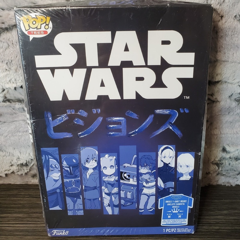 Funko POP! Star Wars Visions Anime Kyoto Animation Short Sleeve T‎ Shirt, Medium